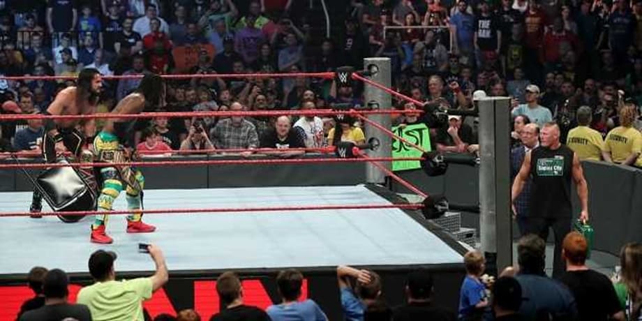 Brock Lesnar Teased A Cash-In On Both Seth Rollins And Kofi Kingston As RAW Went Off The Air