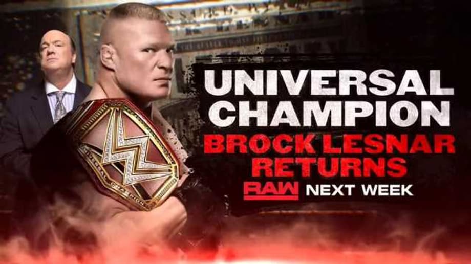 Brock Lesnar's Return And Several Other Huge Segments Are Set For The First Monday Night RAW In 2019