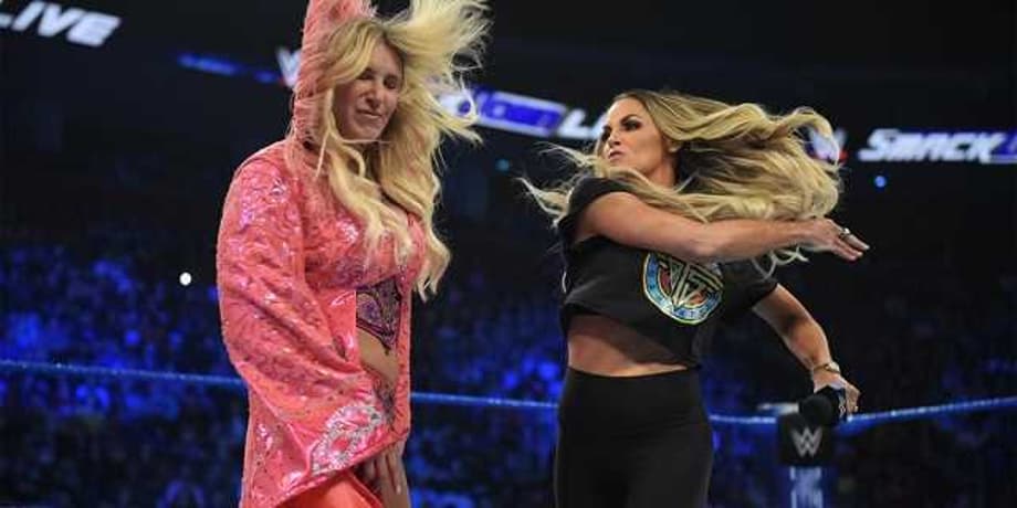 Charlotte Flair And Trish Stratus Came To Blows On SMACKDOWN LIVE Ahead Of SUMMERSLAM Match