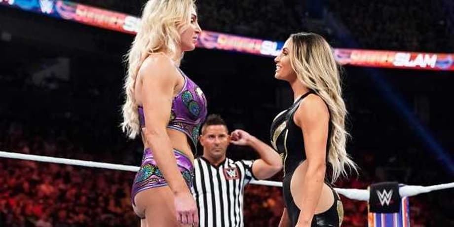 Charlotte Flair Breaks Character To Praise SUMMERSLAM Opponent Trish Stratus In Post-Match Interview