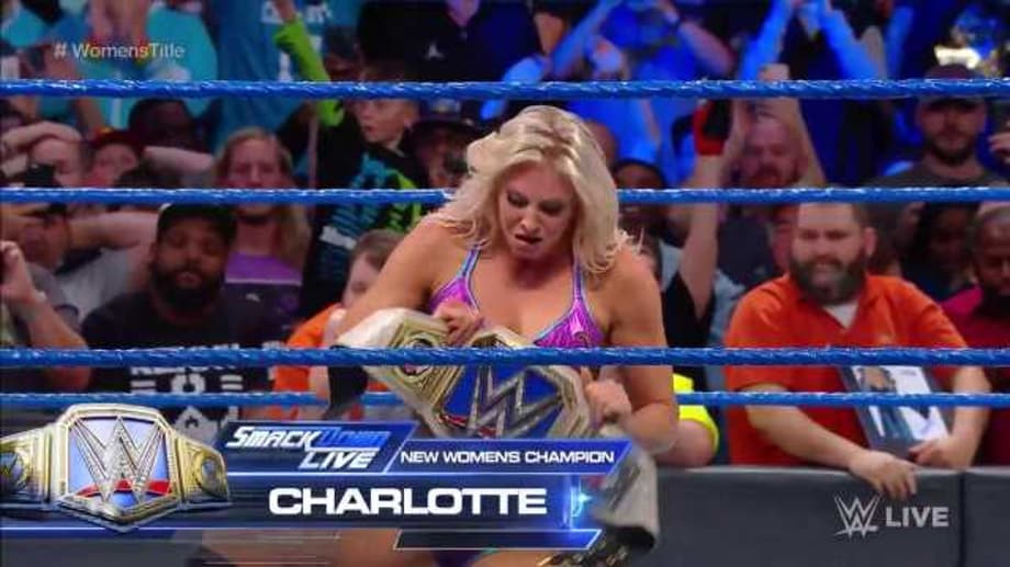 Charlotte Flair Defeats Natalya To Become The New SMACKDOWN LIVE Women's Champion