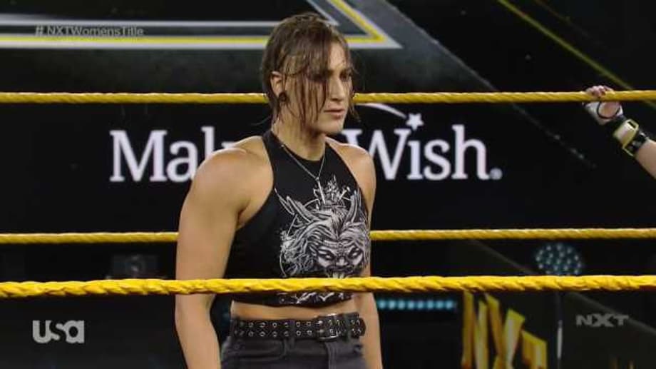 Charlotte Flair Gets Herself DQd In NXT Women's Title Match With Io Shirai; Rhea Ripley Returns