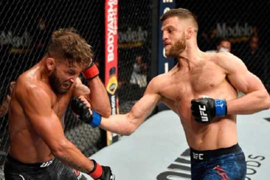 Check Out Calvin Kattar Beat Jeremy Stephens With A Devastating Knockout At UFC 249