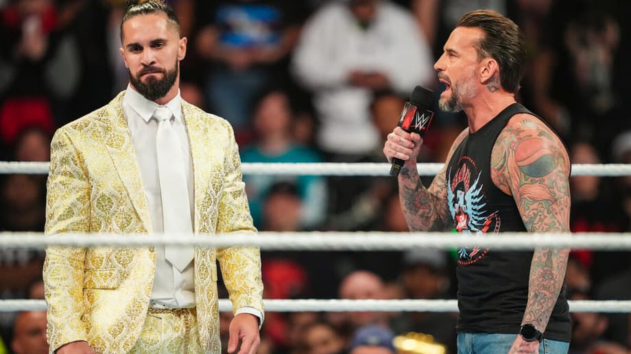 CM Punk And Seth Rollins Exchange Barbs About AEW, Vince McMahon, Becky Lynch, And More In Heated RAW Promo