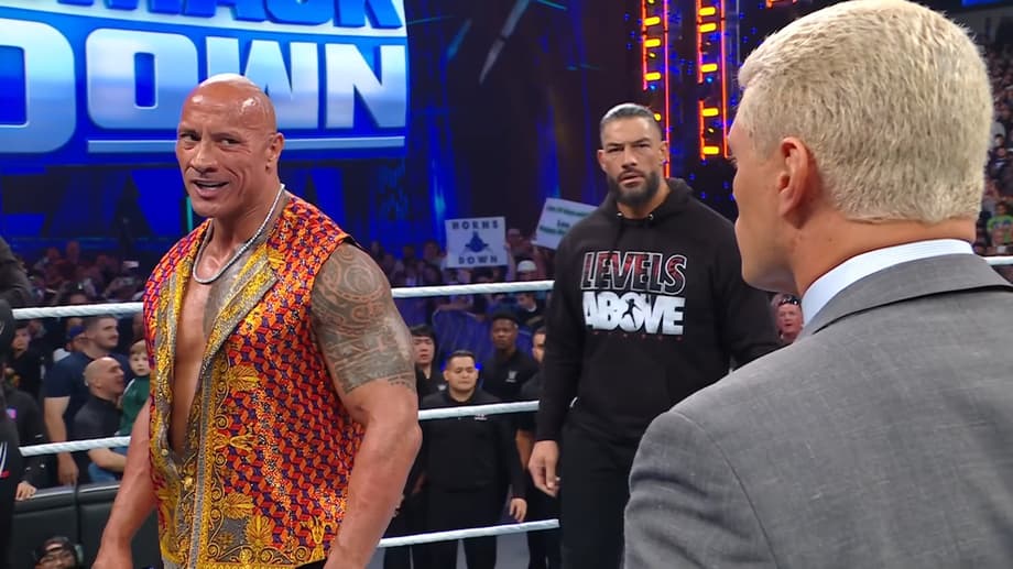 Cody Rhodes SLAPS The Rock In The Face During Heated SMACKDOWN Confrontation; WRESTLEMANIA Match Made Official