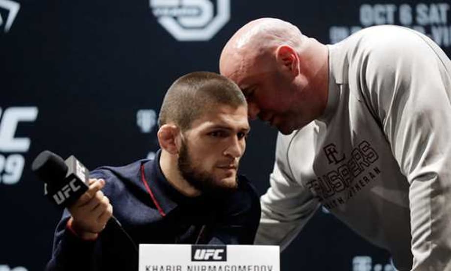 Dana White Says That He's Open To Making A Fight Between Khabib Nurmagomedov And Georges St-Pierre