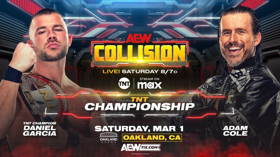 Daniel Garcia To Defend TNT Title On AEW Collision, Lineup for March 1st Episode