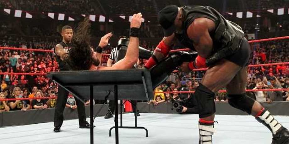 Dean Ambrose Managed To Defeat Seth Rollins In A Falls Count Anywhere Match Thanks To Bobby Lashley