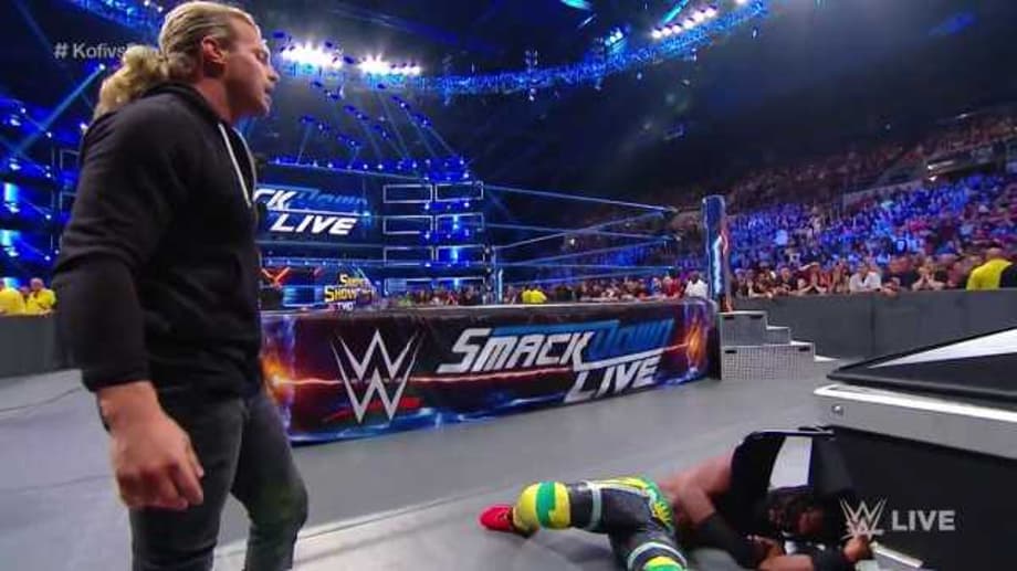 Dolph Ziggler Returns And Annihilates WWE Champion Kofi Kingston On SMACKDOWN LIVE