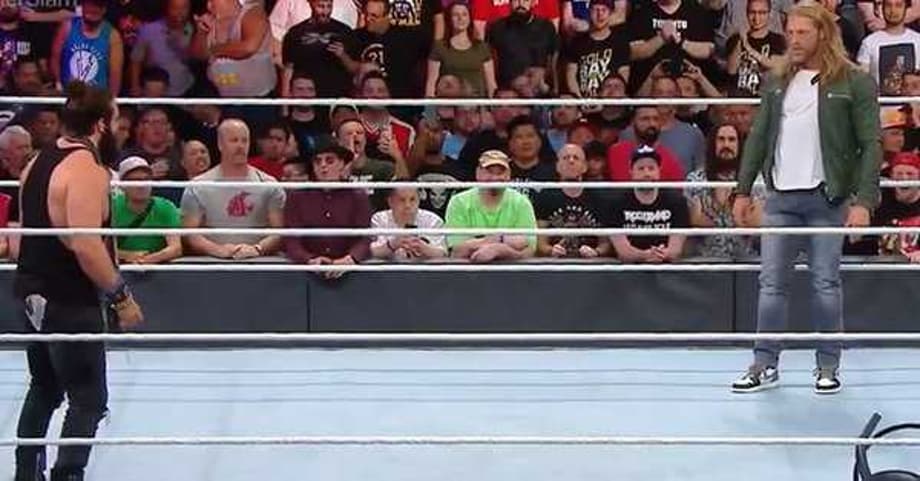 Edge Shows Up At SUMMERSLAM And Gets Physical In The Ring For The First Time Since His Retirement