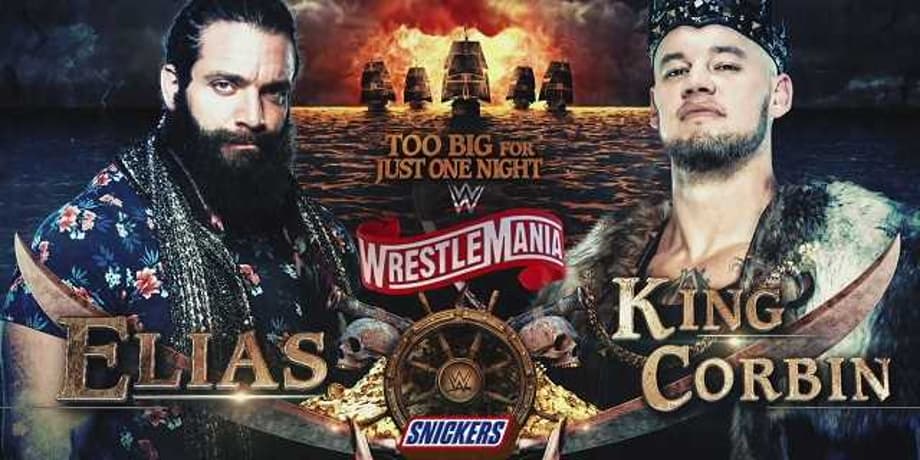 Elias Picks Up A Win Over King Corbin At WRESTLEMANIA In A Surprisingly Hard-Hitting Affair