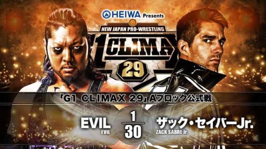 EVIL Defeats Zack Sabre Jr. On Day 9 Of The G1 CLIMAX Tournament