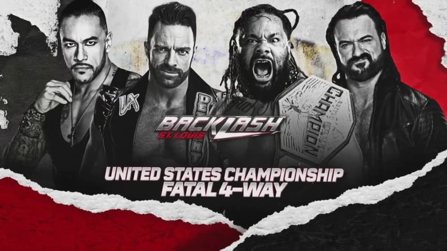 Fatal 4-Way United States Championship Match Set For WWE Backlash
