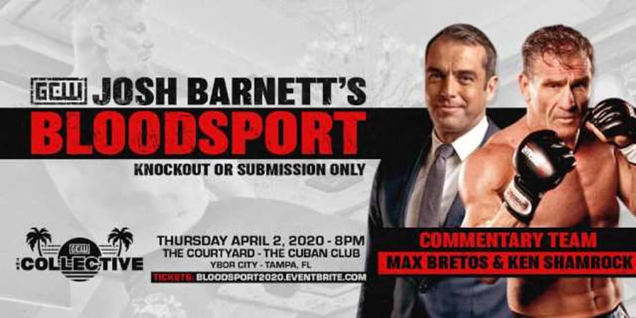 Former WWE Intercontinental Champion Ken Shamrock Will Do Commentary For JOSH BARNETT'S BLOODSPORT III