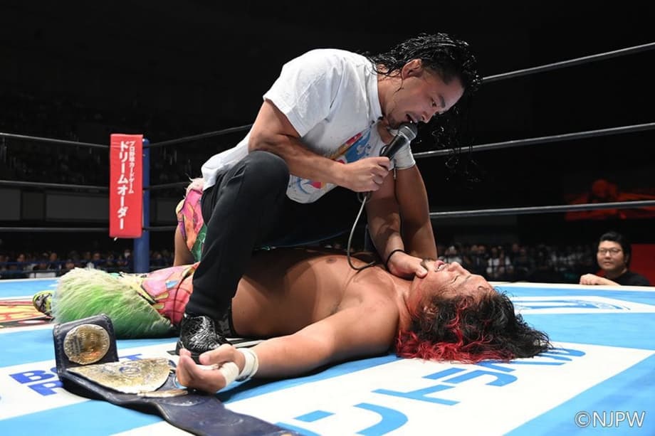 GHC Junior Heavyweight Champion Hiromu Takahashi Was Attacked By His WRESTLE ODYSSEY Opponent