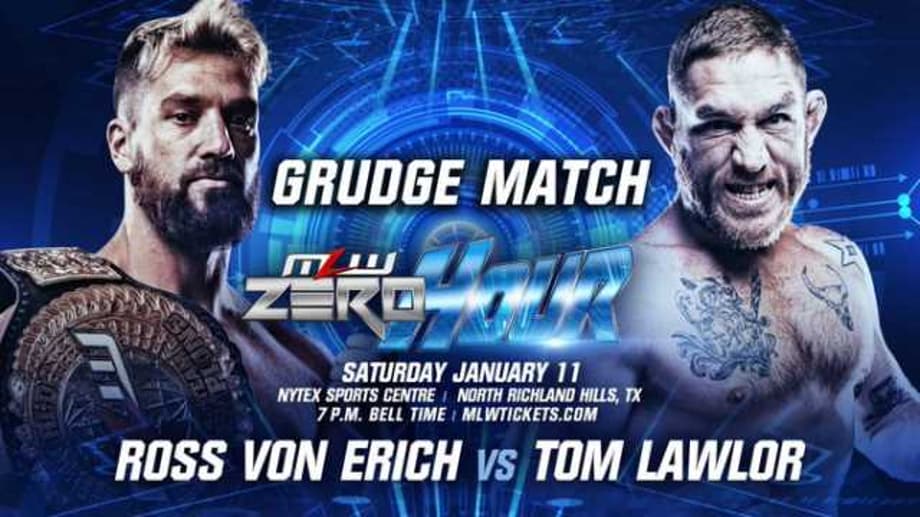 Grudge Match Between Ross Von Erich And Tom Lawlor Is Confirmed For MLW: ZERO HOUR