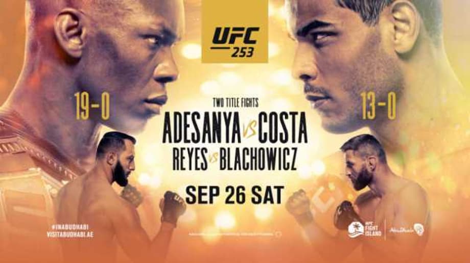 Here's The Finalized Line-Up For UFC 253 That Features Two Championship Fights