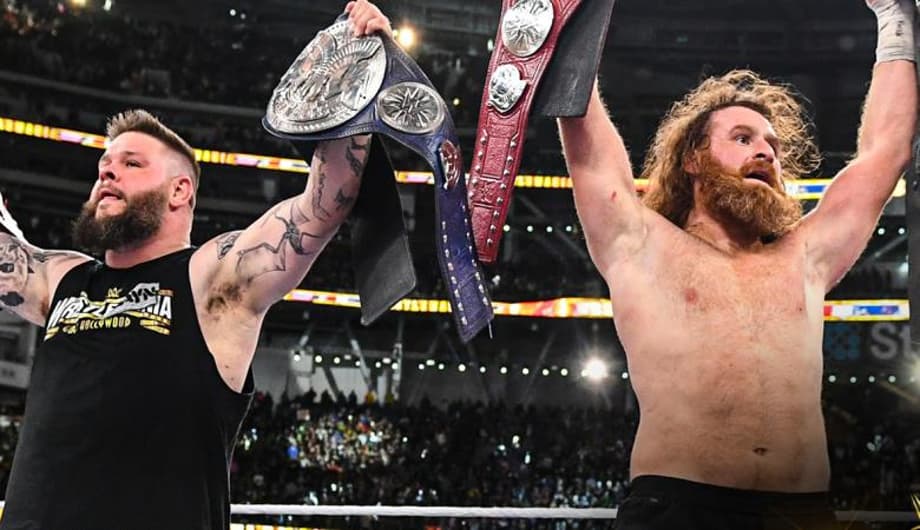 Here's Why The WWE Tag-Team Title Match Main Evented Night 1 Of WRESTLEMANIA