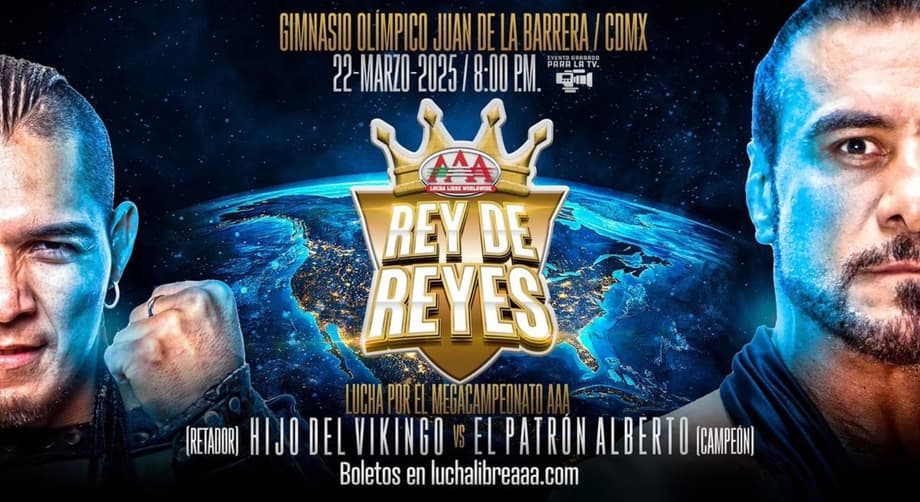 Hijo Del Vikingo Will Challenge Alberto El Patron For The AAA Mega Championship