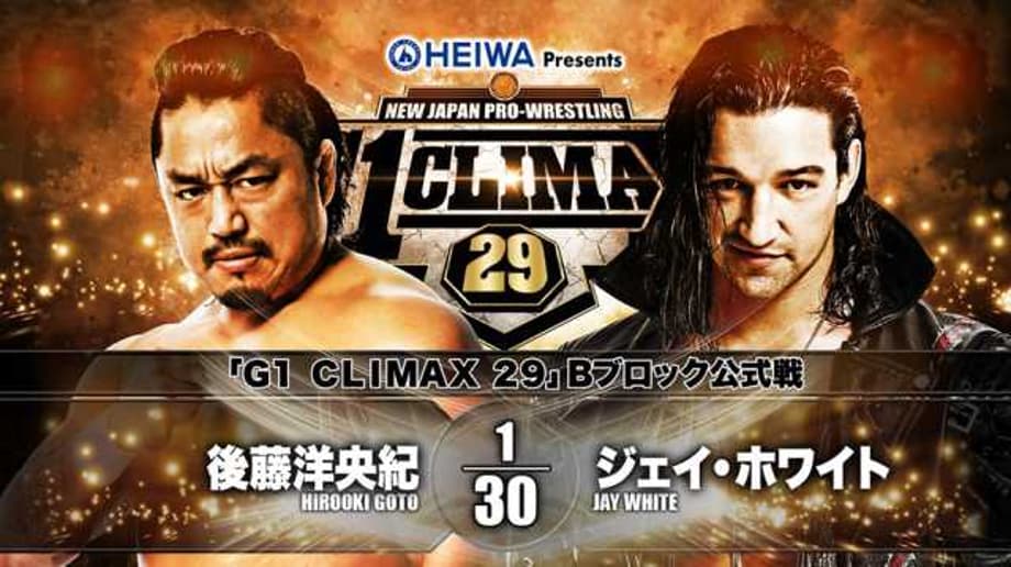 Hirooki Goto Defeats Former IWGP Heavyweight Champion Jay White On Day 2 Of The G1 CLIMAX Tournament