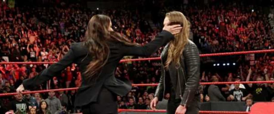 If Stephanie McMahon Slapping Ronda Rousey At ELIMINATION CHAMBER Looked Real, It's Probably Because It Was!