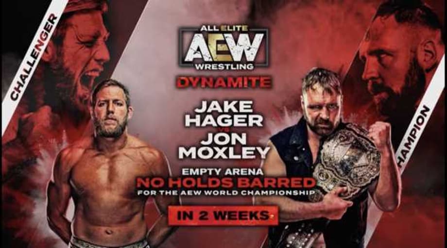 Jake Hager Will Face Jon Moxley In A No Holds Barred Match For The AEW Championship In Two Weeks