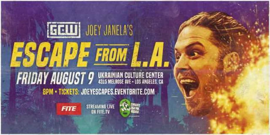 Joey Janela And GAME CHANGER WRESTLING Announce The ESCAPE FROM LA Event In August