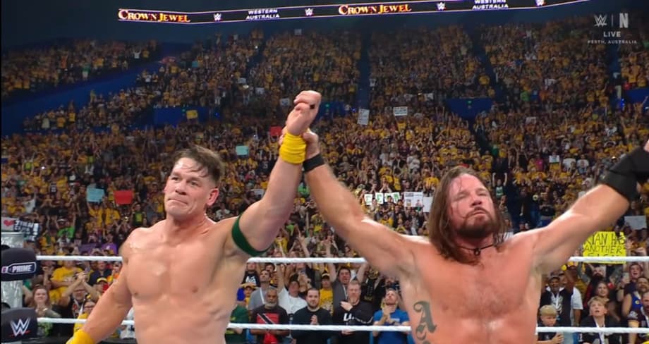 John Cena Scores 100th Premium Live Event Win Over AJ Styles At WWE Crown Jewel