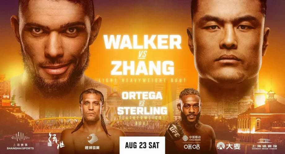 Johnny Walker And Zhang Mingyang Headline UFC FIGHT NIGHT 257