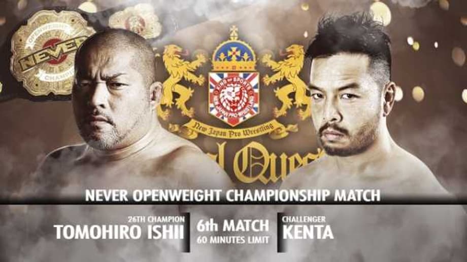 KENTA Wins The NEVER Openweight Championship From Tomohiro Ishii At NJPW's ROYAL QUEST Show