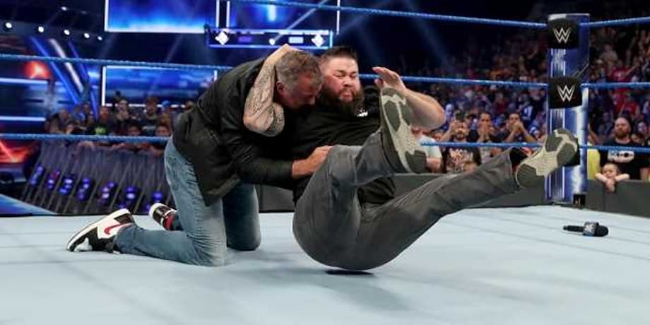 Kevin Owens' Hit Shane McMahon With TWO Stone Cold Stunners On SMACKDOWN LIVE Last Night