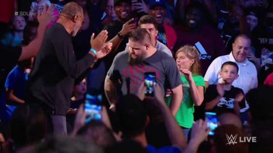 Kevin Owens Shows Up On SMACKDOWN LIVE, And It Looks Like He Has Shane McMahon By The Balls