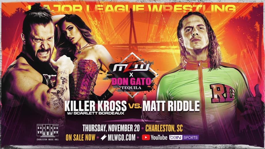 Killer Kross' First Match Back In MLW Will Be Against Matt Riddle
