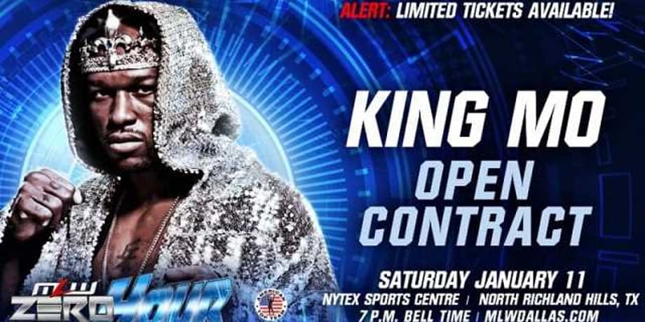 King Mo Has Signed An Open Contract For A Fight At MAJOR LEAGUE WRESTLING: ZERO HOUR