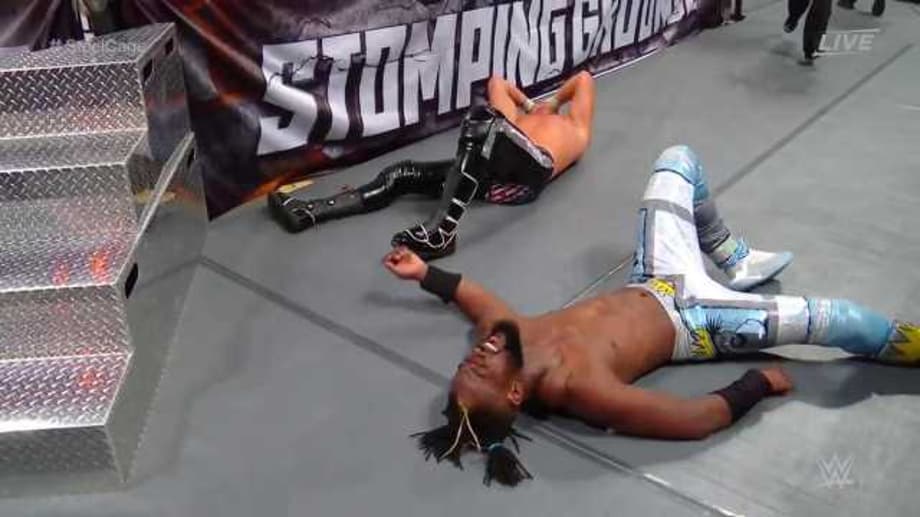 Kofi Kingston Is Still The WWE Champion After A Grueling Steel Cage Match At STOMPING GROUNDS