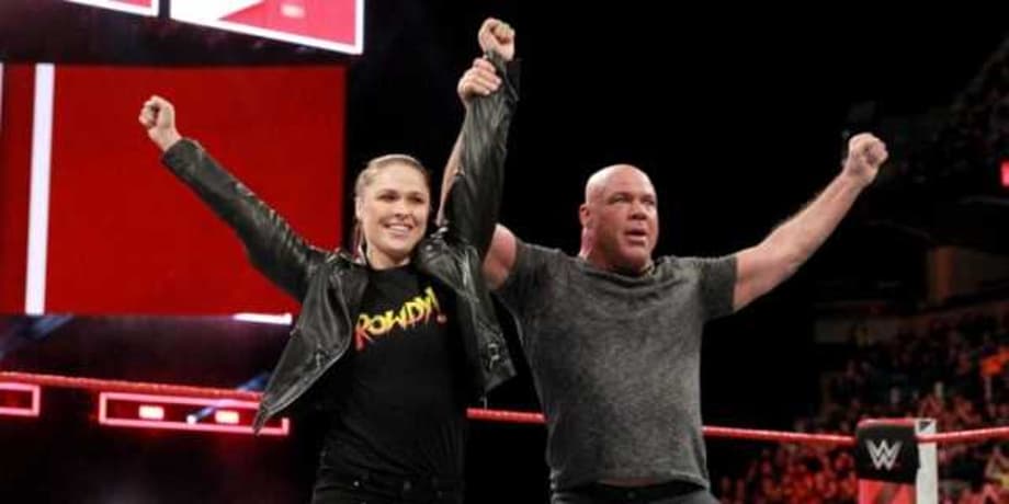 Kurt Angle Is Full Of Praise For The Work Ethic Of His WRESTLEMANIA 34 Tag-Team Partner Ronda Rousey