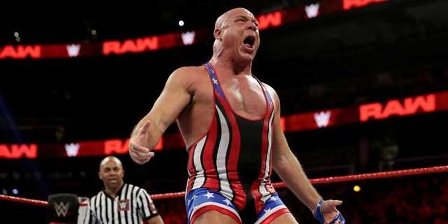Kurt Angle Made A Surprise Return To RAW Last Night For A Match With Jinder Mahal