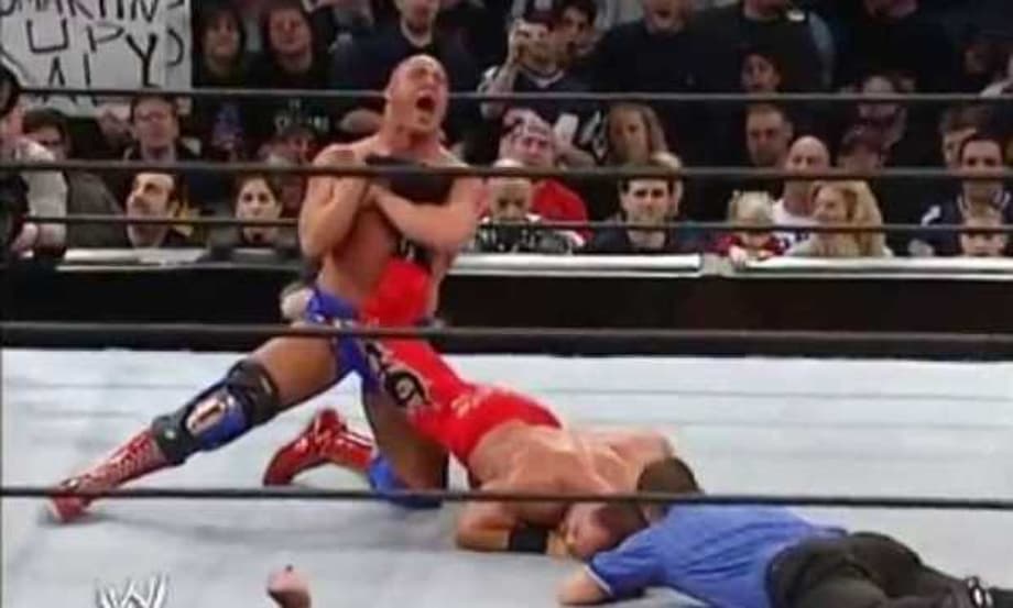 Kurt Angle Reminisces About His WWE Championship Match At The 2003 ROYAL RUMBLE