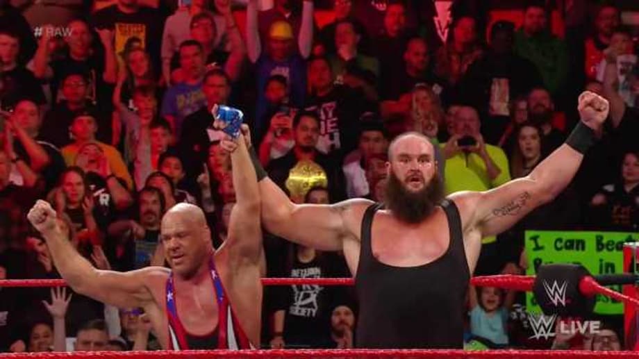 Kurt Angle Teases Retirement On RAW, Then Wrestles In A Tag-Team Match Main Event