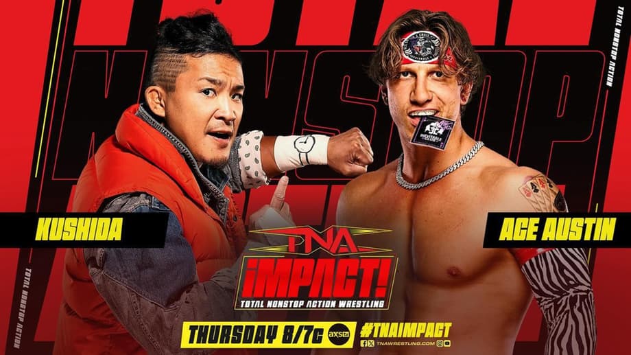 KUSHIDA Vs. Ace Austin Is Confirmed For The First TNA WRESTLING Show Of 2025