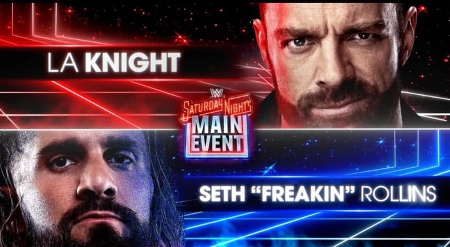 LA Knight vs Seth Rollins Added To WWE Saturday Night's Main Event