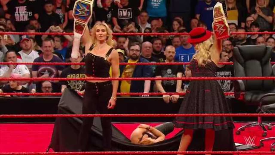Lacey Evans And Charlotte Flair Got The Best Of Becky Lynch During Their RAW Contract Signing