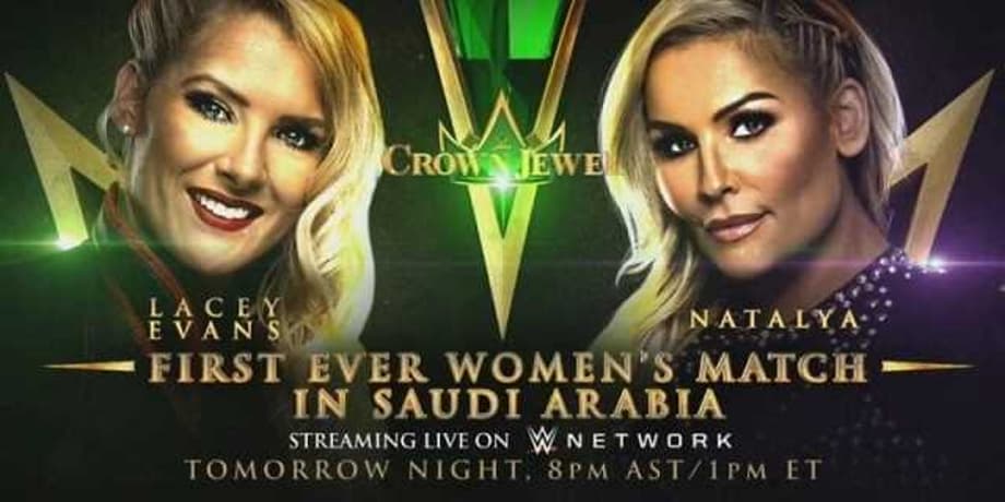 Lacey Evans And Natalya React To The News That They'll Have A Match At CROWN JEWEL