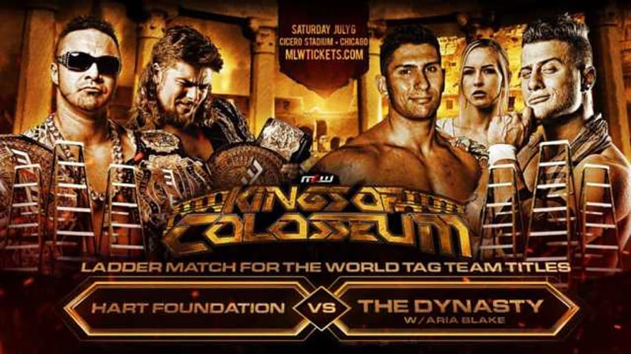 Ladder Match Between The Hart Foundation And The Dynasty For The MLW Tag Team Titles Has Been Set