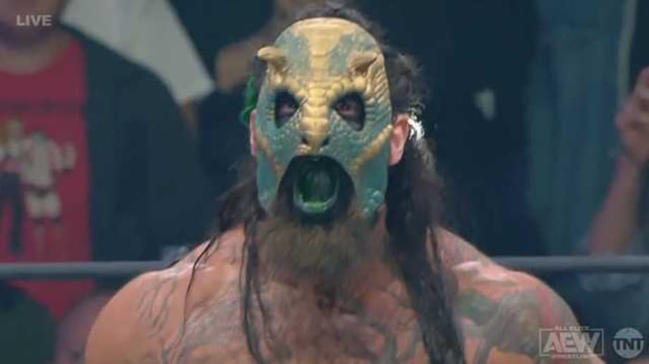 Luchasaurus Returns To AEW DYNAMITE And Takes Out The Creepers & Stu Grayson Of The Dark Order