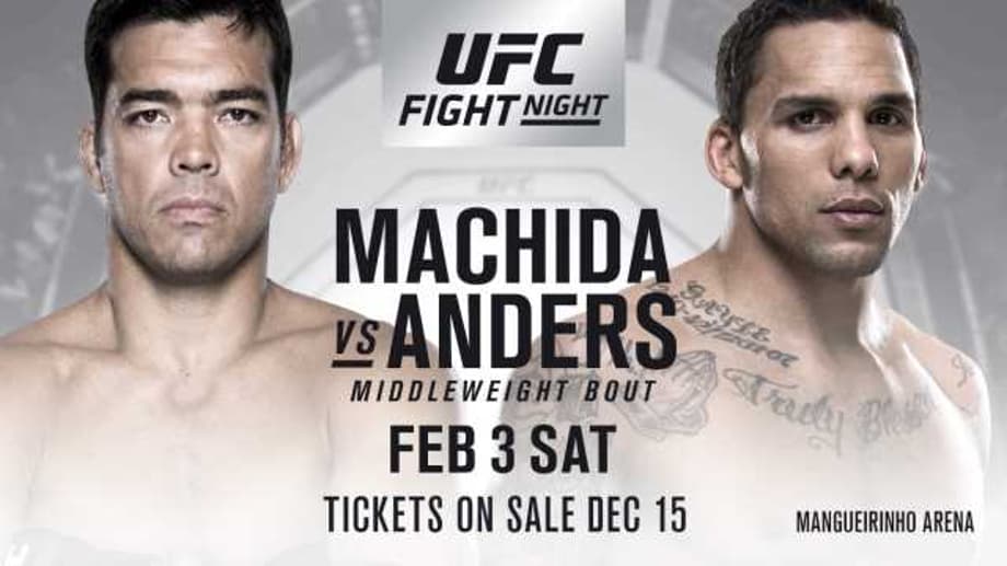 Lyoto Machida VS. Eryk Anders Will Officially Headline UFC BELEM