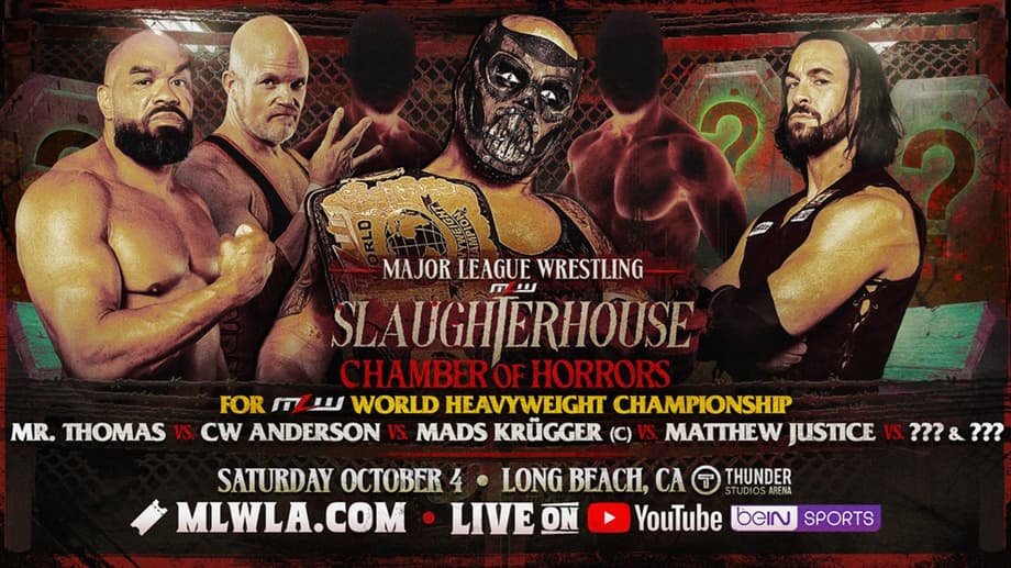 Mads &quot;Krule&quot; Krugger Will Defend The MLW World Heavyweight Championship In A Chambers Of Horrors Match