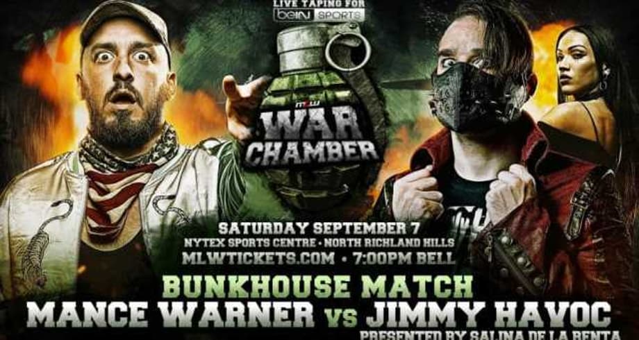 Mance Warner Vs. Jimmy Havoc In A Bunkhouse Match Is Set For MLW's WAR CHAMBER Event