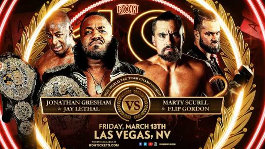 Marty Scurll & Flip Gordon Will Challenge For The ROH World Tag Team Titles At The 18TH ANNIVERSARY Show