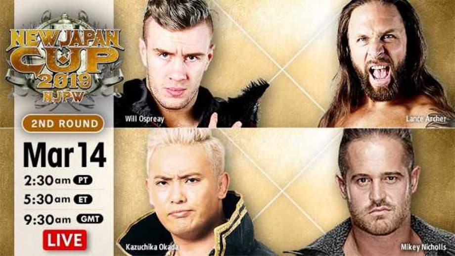 Match Results For Night Six Of The 2019 NEW JAPAN CUP Tournament